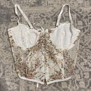 Floral Corset Top